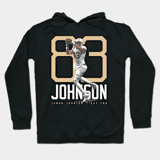 Juwan Johnson New Orleans Bold Number Hoodie